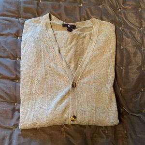 gap factory gray cardigan